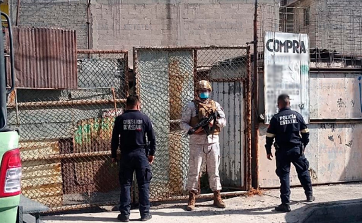 Localizan toma clandestina de combustible en "chatarrería" de Ecatepec