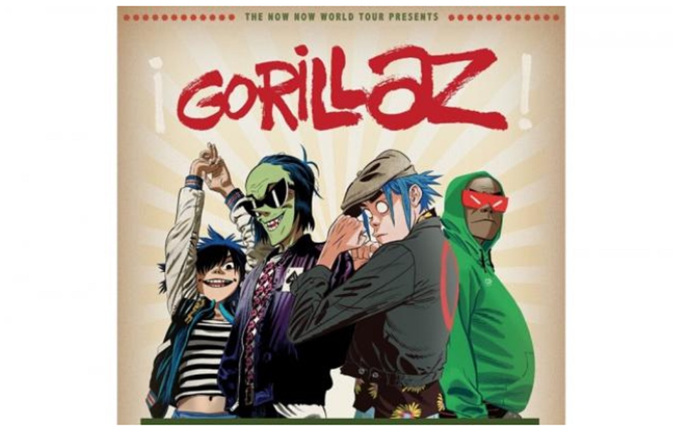 Gorillaz estará en la Ciudad de México en octubre