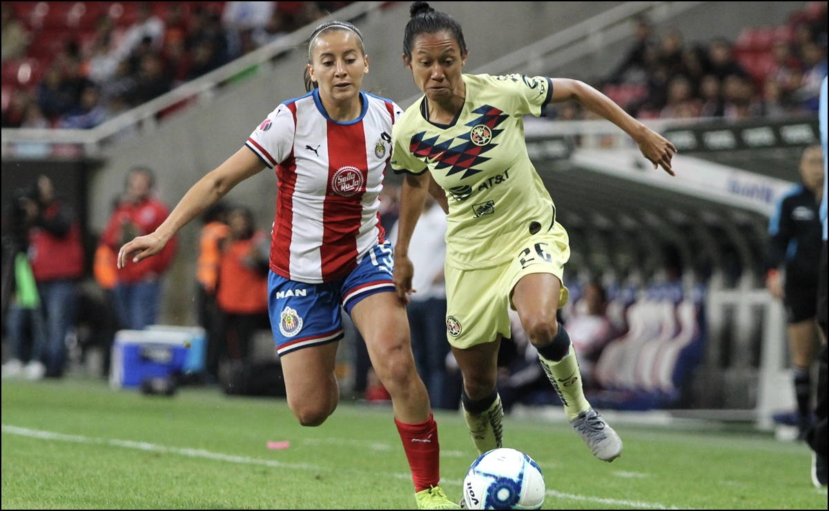 Chivas Femenil cae ante América en la ida de los cuartos de final 