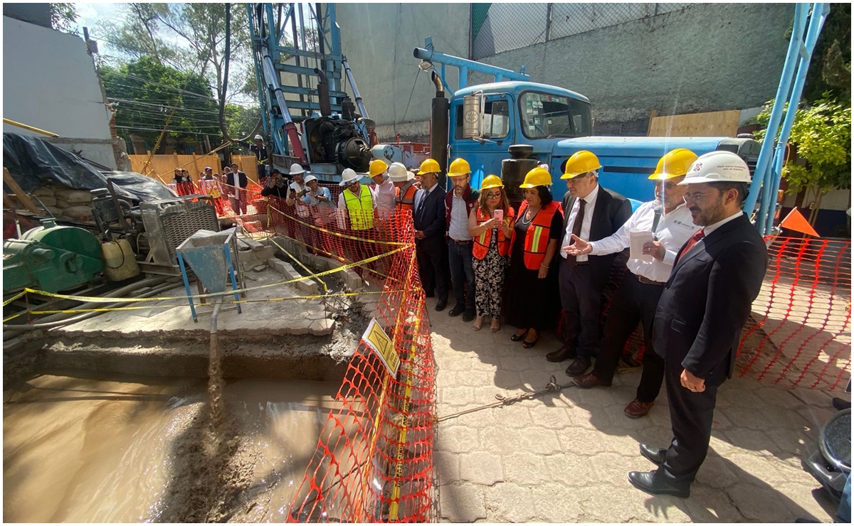 Sacmex repondrá pozo de agua en Coyoacán con una inversión de 14 mdp