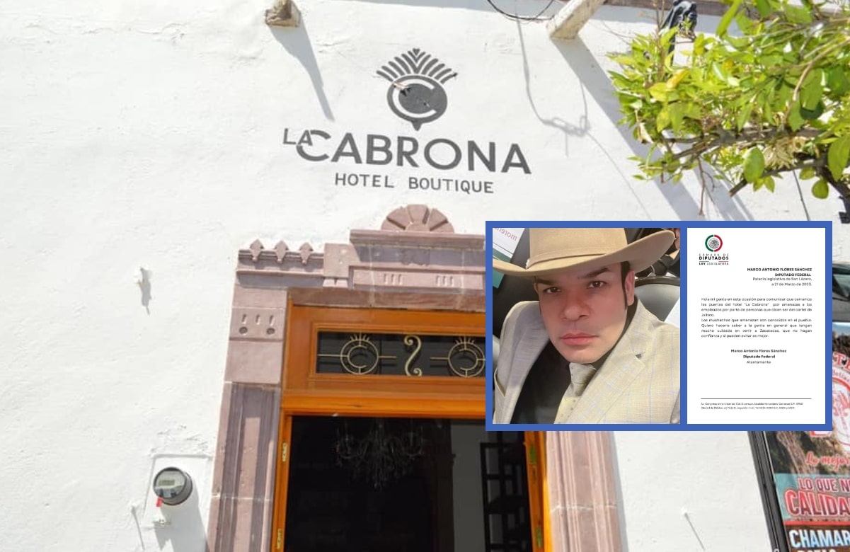 Por presuntas amenazas del CJNG, Marco Flores anuncia el cierre del Hotel “La Cabrona” en Jerez