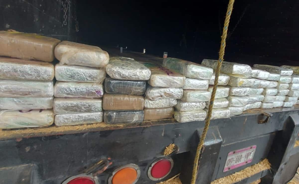 Aseguran 114 kilos de cocaína dentro de camión en Reynosa 