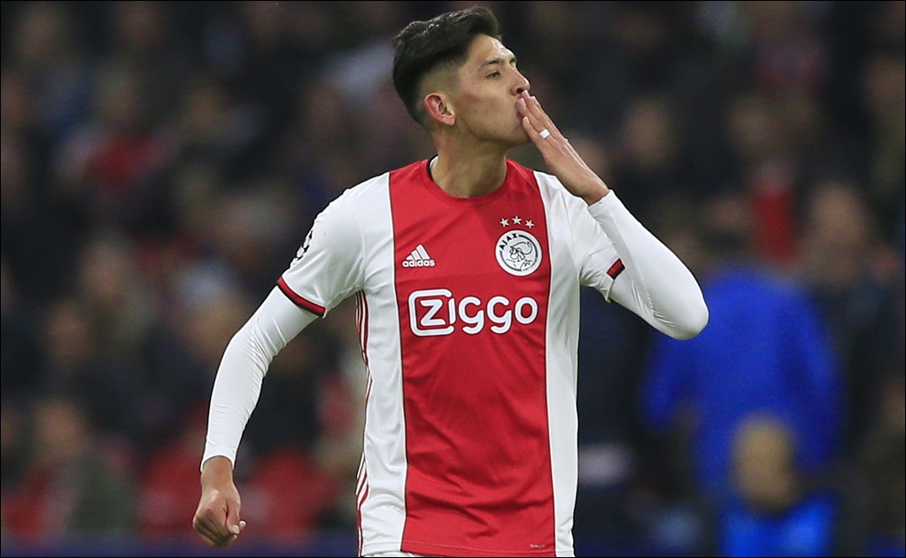 Golazo de Edson Álvarez en la victoria del Ajax en Champions ante el Lille