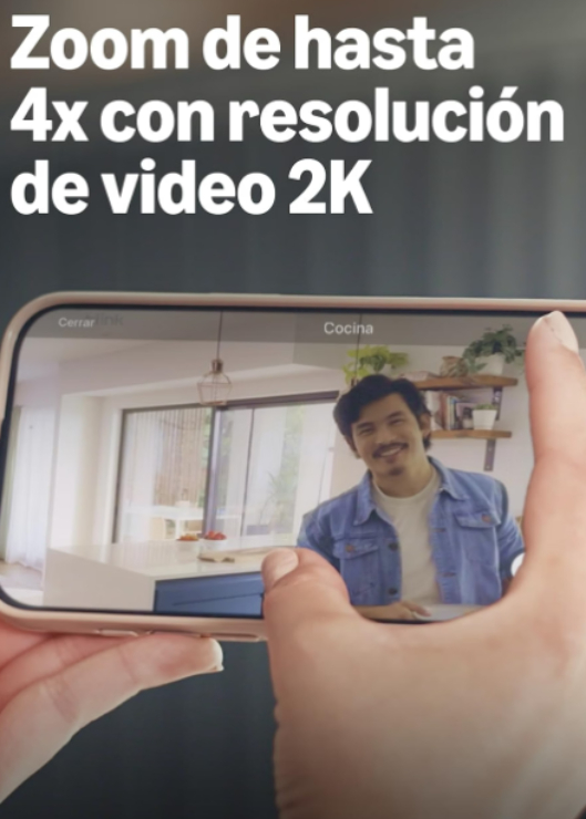 Cámara Blink Mini 2K+ monitoreo en smartphone
