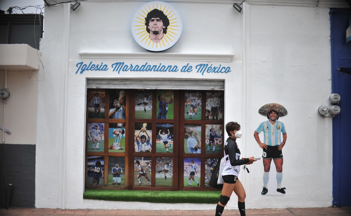 Abre la primera “Iglesia Maradoniana” en México… ¡Está en Puebla!