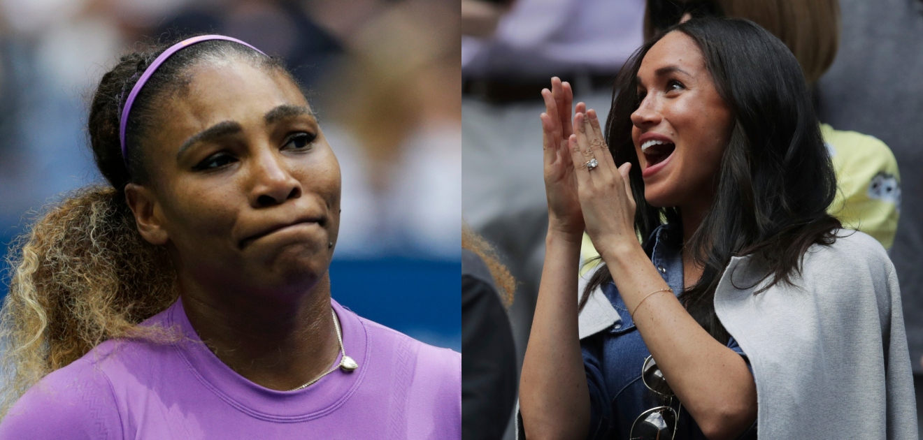 Captan a Meghan Markle en el Us Open para apoyar a Serena Williams 