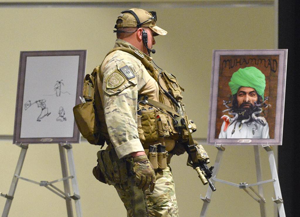 Mueren 2 en tiroteo en Texas; exhibían caricaturas de Mahoma