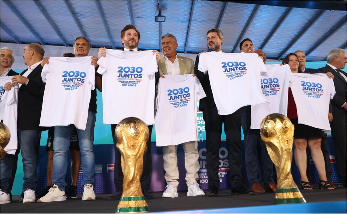 Presentan candidatura de Uruguay, Argentina, Chile y Paraguay para el Mundial 2030