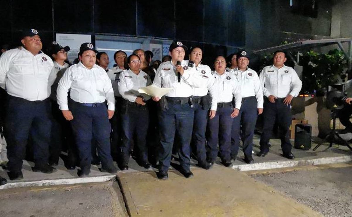 Termina paro de policías de Campeche después de tres meses de protesta