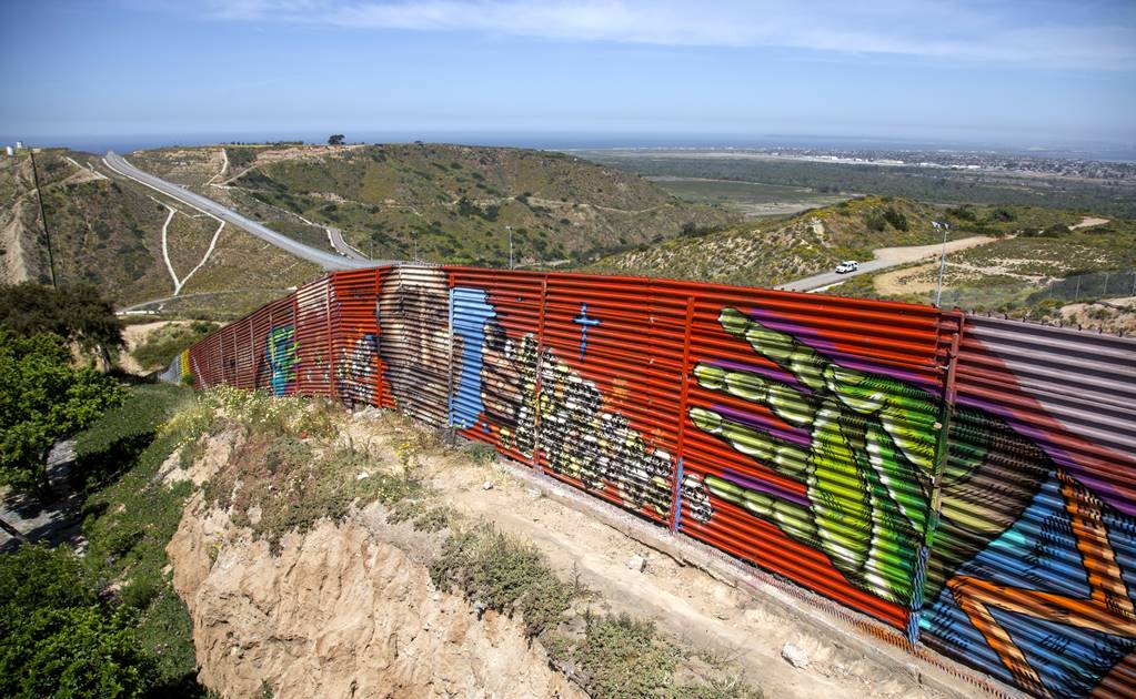 Un mural mexicano en la frontera busca el récord Guinness