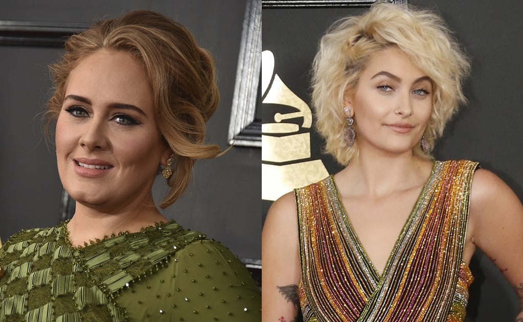 Desfilan famosas previo a los Grammy 2017