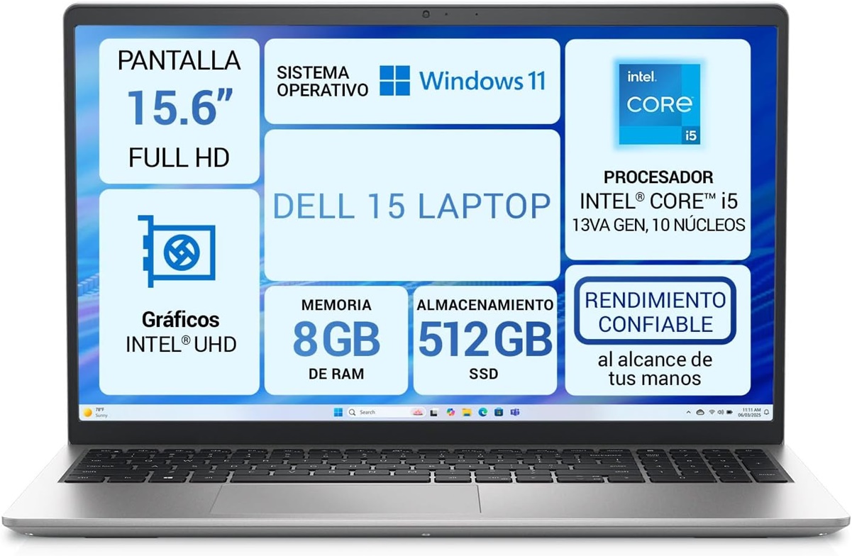 DELL Laptop15.6 Intel Core i5