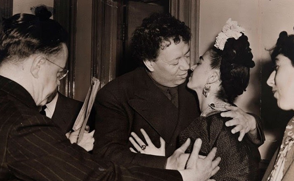 El beso de bodas de Diego Rivera y Frida Kahlo, a subasta