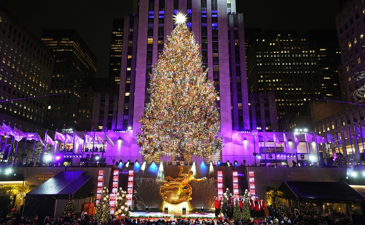 Encienden el árbol de Navidad de Rockefeller Center en Nueva York: fechas 2023-2024 para verlo