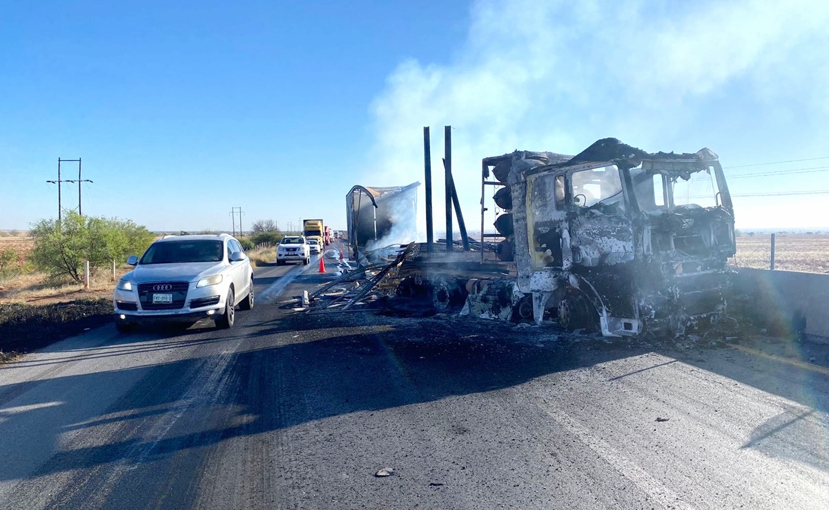 Se registran fuertes accidentes en carretera federal de Zacatecas