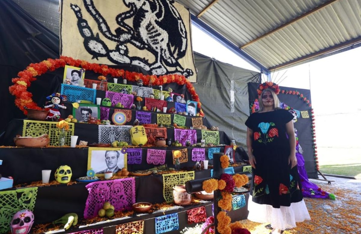 Así quedó la ofrenda de Día de Muertos que hicieron mujeres privadas de la libertad en penal de Santiaguito