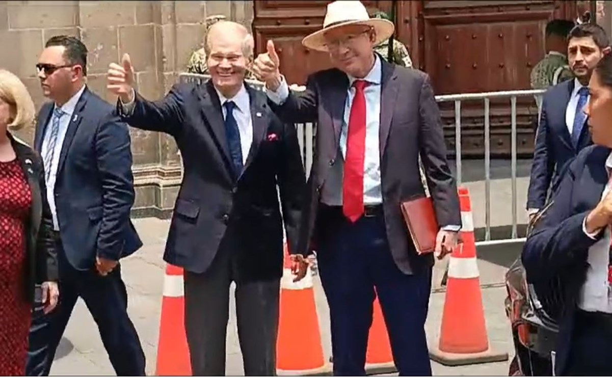 Concluye reunión de AMLO en Palacio Nacional con Bill Nelson, director de la NASA