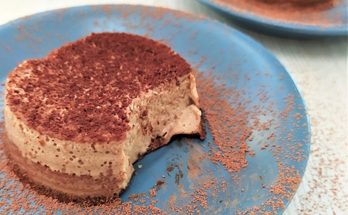 Flan de cacao amargo