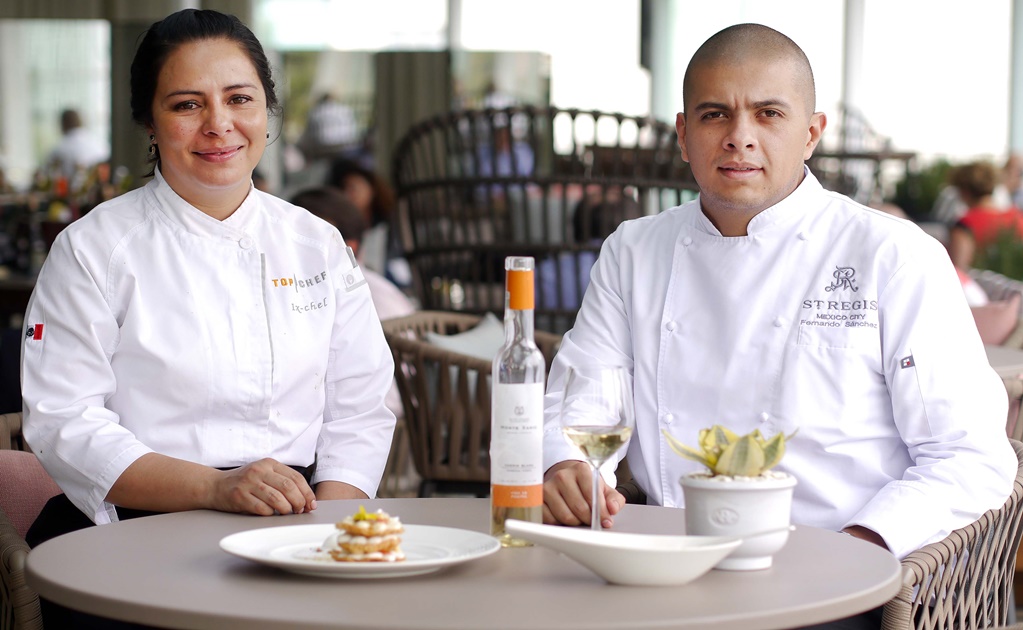 Los chefs Fernando Sánchez e Ix-chel Ornelas celebran con menú mexicano