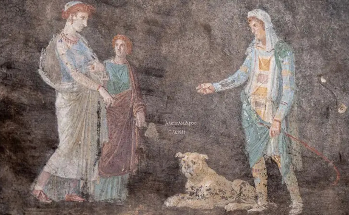 Las increíbles nuevas pinturas de 2.000 años de antigüedad encontradas en Pompeya
