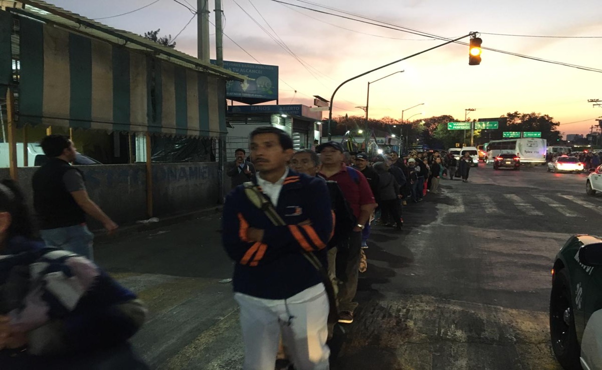 Tras choque en Metro Tacubaya, usuarios se sienten inseguros 