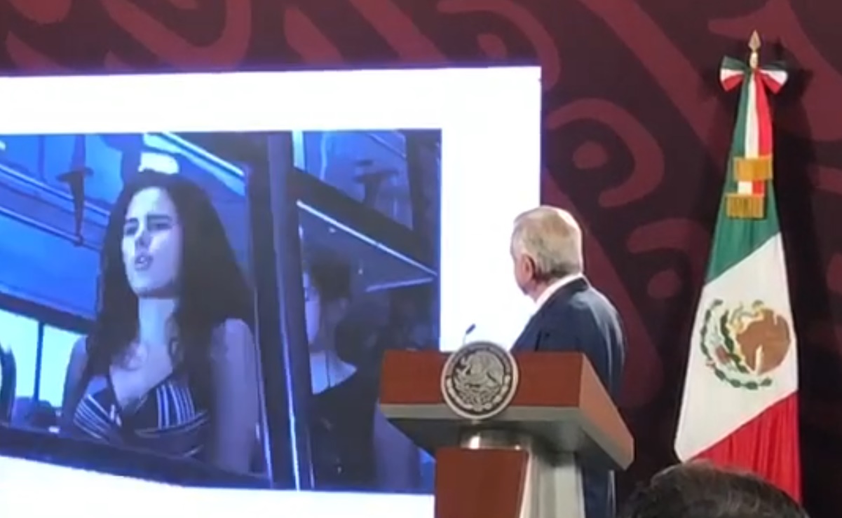 VIDEO AMLO exhibe a Luisa María Alcalde "jovencita" cuando fue imagen de Morena en su origen