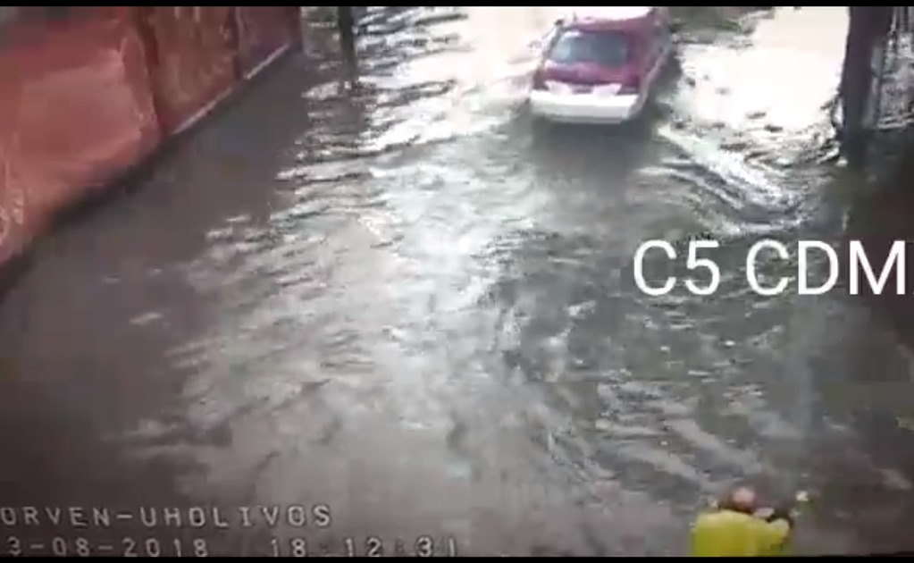 ​Lluvias dejan inundaciones y encharcamientos en Tláhuac