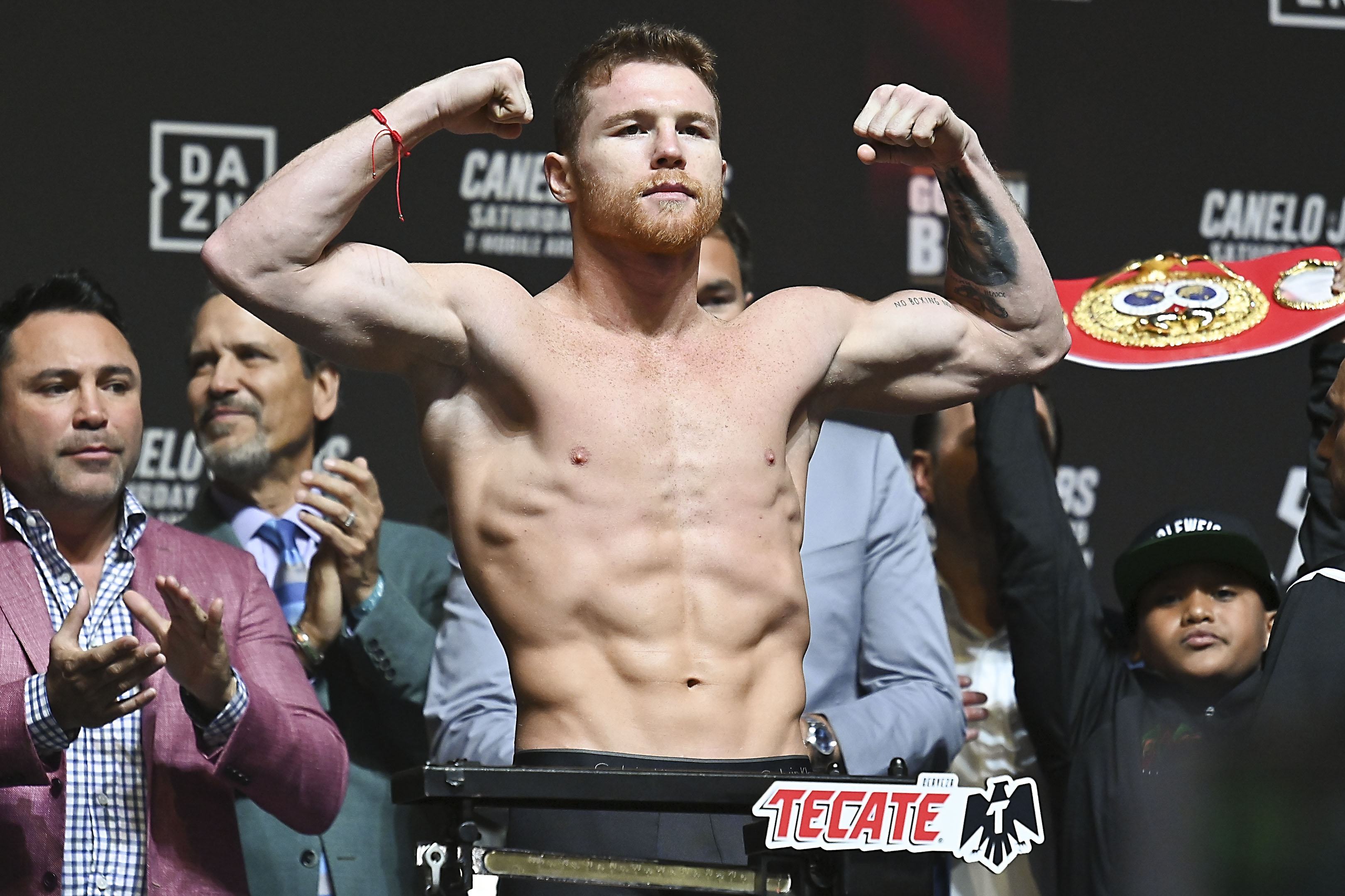 Segundo pesaje entre Canelo y Jacobs, con alevosía y ventaja para el mexicano