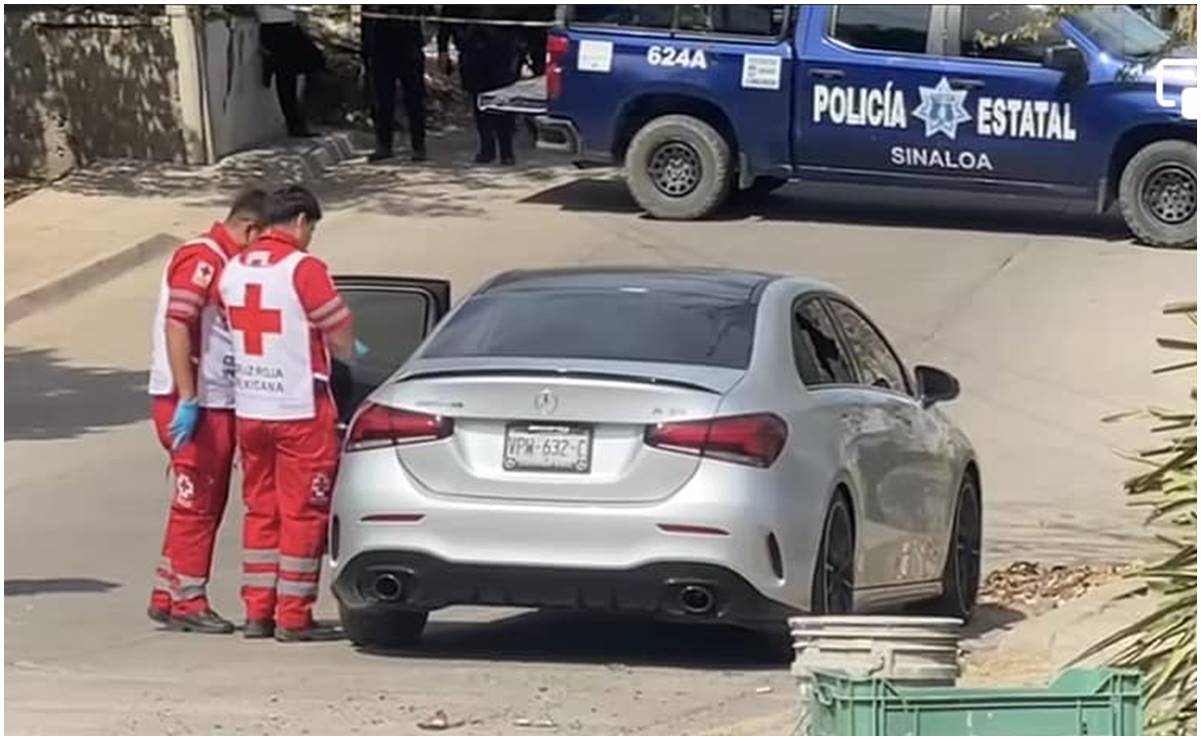 Investigan asesinato de madre e hijo hallados dentro de su Mercedes Benz abandonado en Culiacán, Sinaloa
