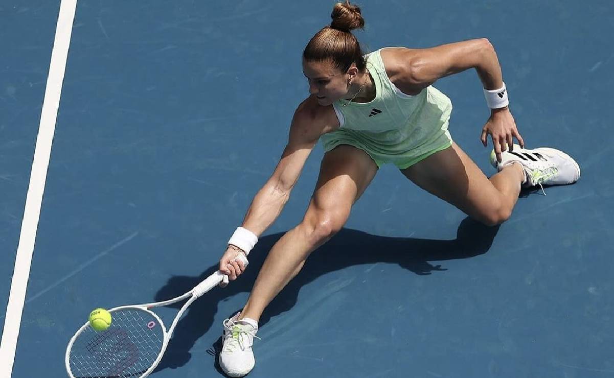 María  Sákkari, una de las estrellas que quieren tener en el WTA 250 Mérida Open  