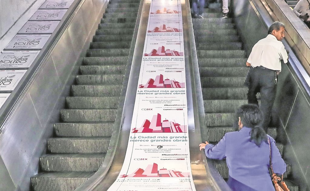 Metro anuncia revisión de escaleras eléctricas con más de 33 años de antigüedad
