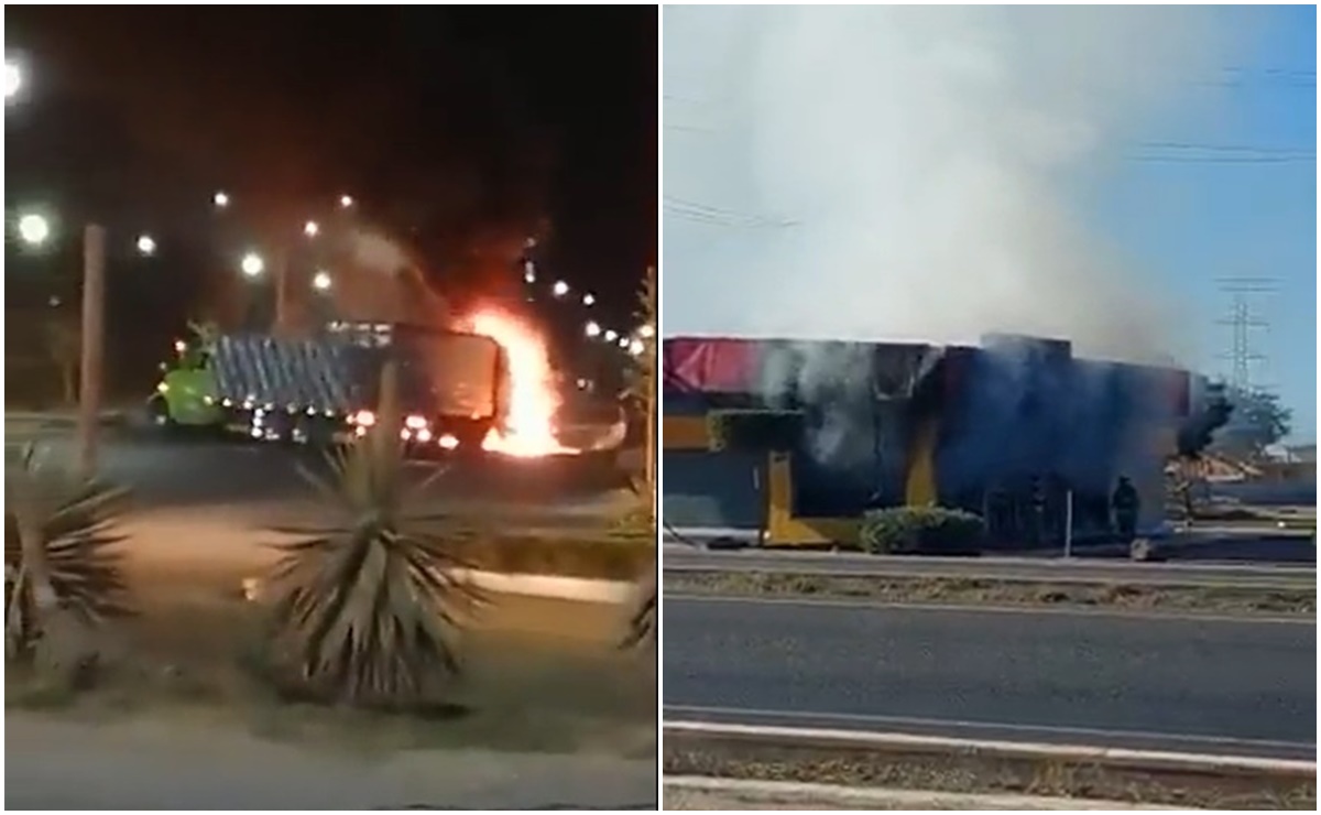 Ovidio Guzmán. Ataques armados, incendios y bloqueos en Sinaloa (videos)