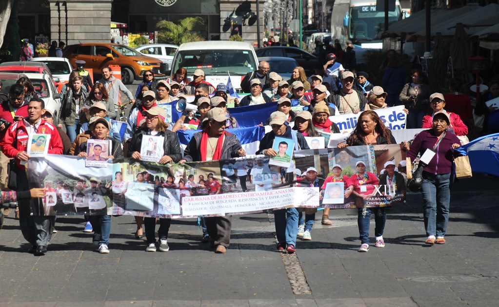 Llega a Chiapas caravana de madres de migrantes desaparecidos