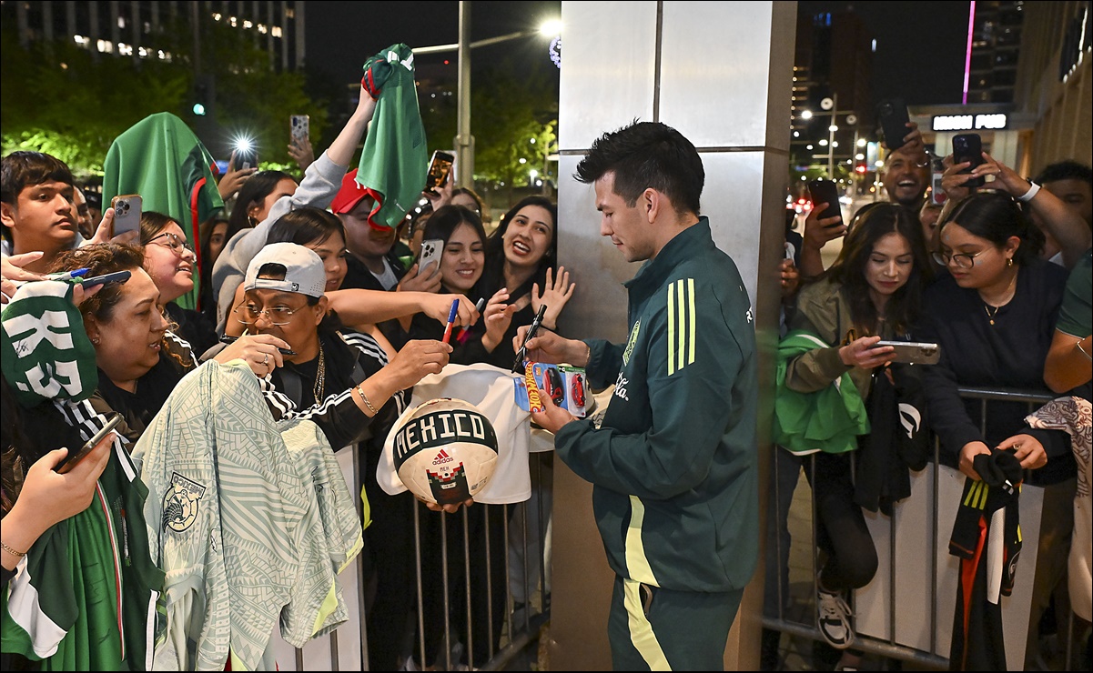 La Selección Mexicana recibe gran serenata en Dallas, previo al final de la Nations League