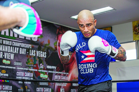 Cotto entrena para la victoria