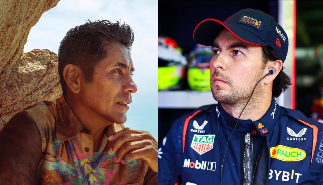 Checo Pérez le revela a Jorge Campos su cábala para ganar carreras