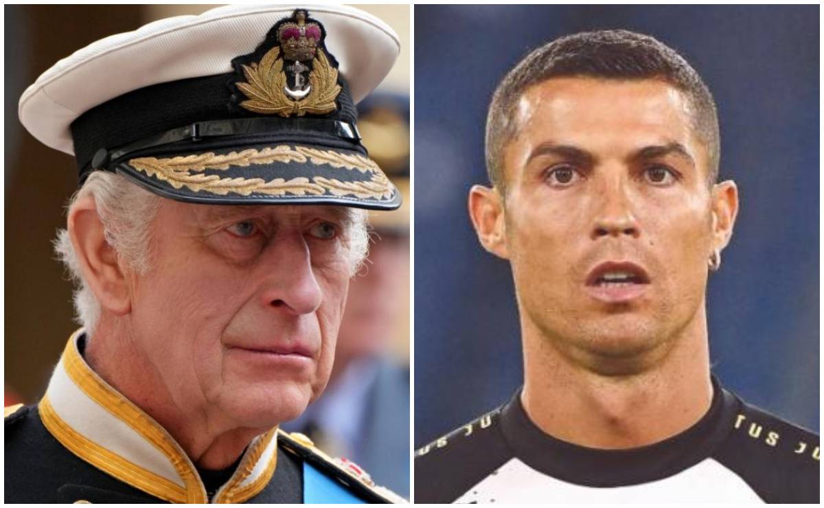 ¿Carlos III le copió el logo a Cristiano Ronaldo? Lanzan la nueva insignia del Rey pero se parece a un logo del futbolista