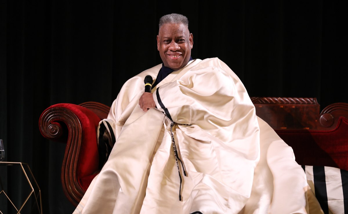 Él era André Leon Talley, mítico exeditor especial de 'Vogue'  