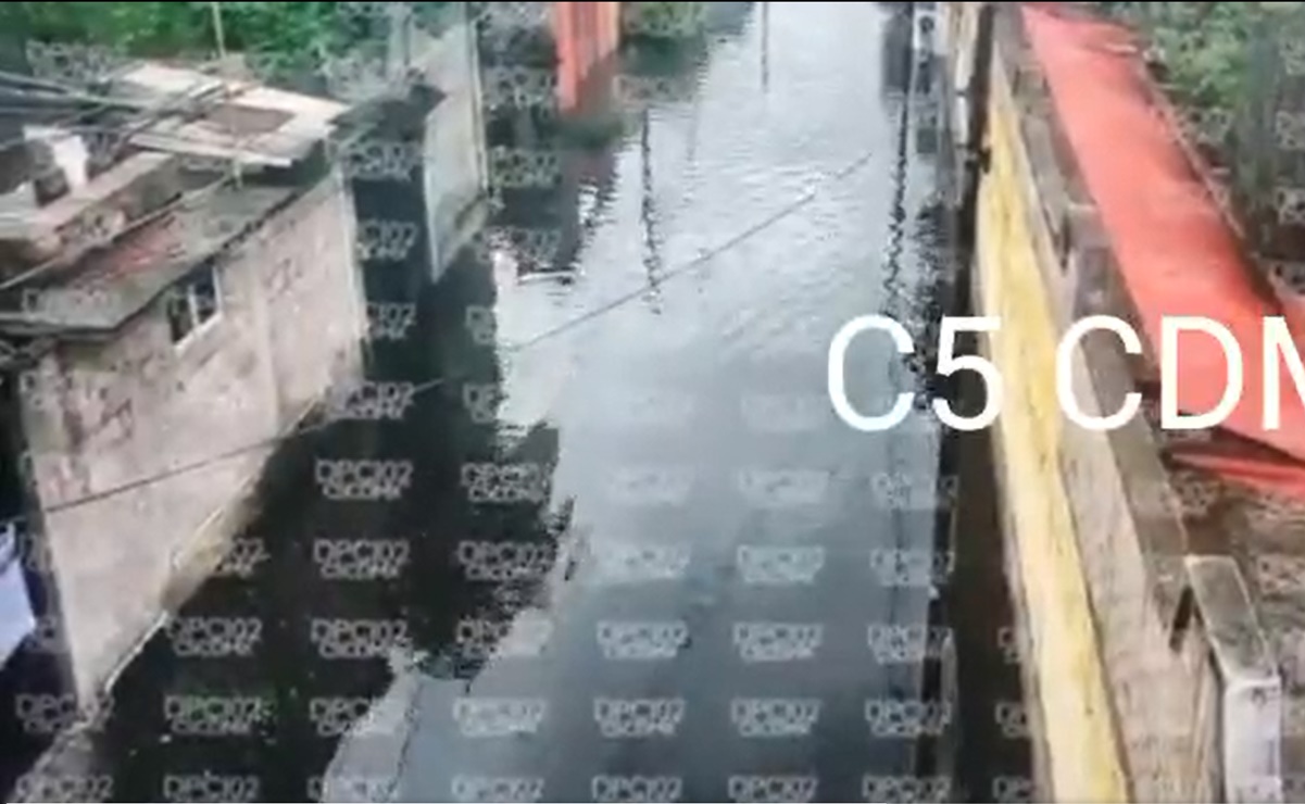 Estos son los puntos afectados por las lluvias en CDMX este martes