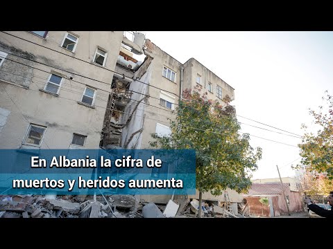 Suman 13 muertos y 325 heridos por sismo de 6.4 grados en Albania 