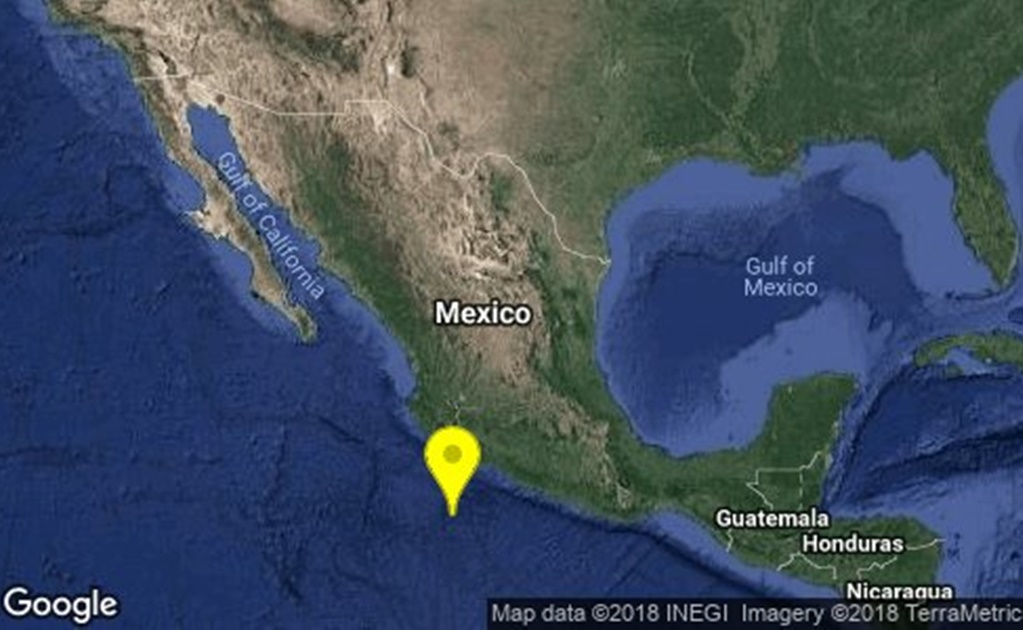 Se registra sismo de 4.1 en La Mira, Michoacán