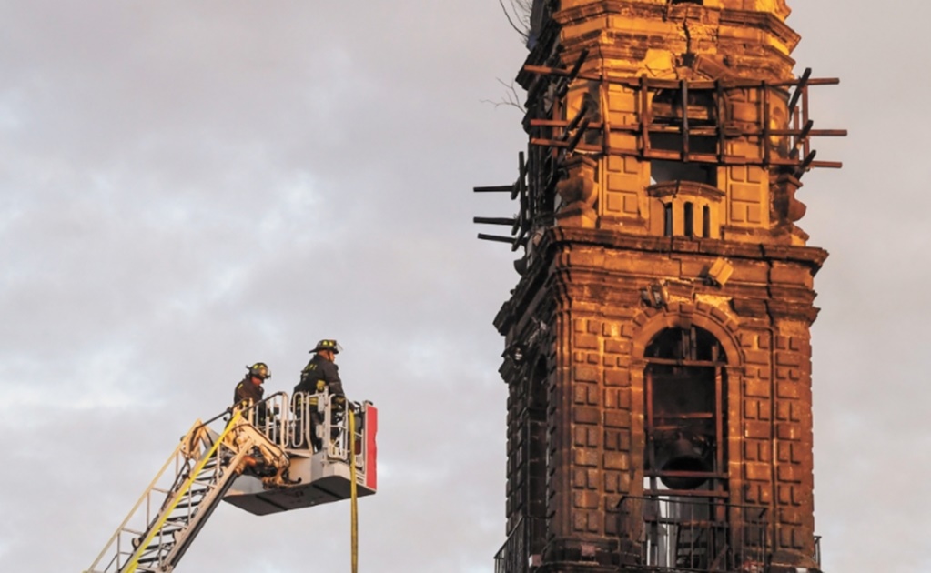 Human-caused fire damages Mexico City’s second-oldest church; reconstruction project approved