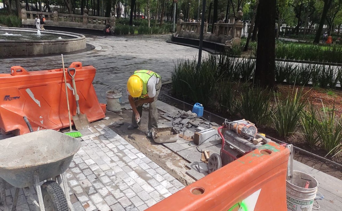 Sobse inicia trabajos de conservación de Alameda Central con mejoras en áreas verdes, fuentes y luminarias