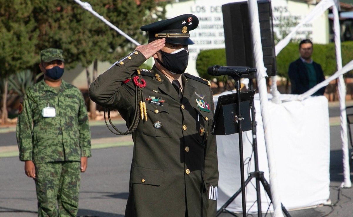 Rinde protesta Hugo Pedroza como nuevo comandante de la 11 Zona Militar en Zacatecas