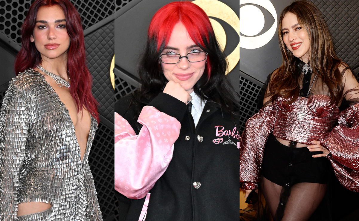 Dua Lipa, Billie Eilish y Paty Cantú, entre las estrellas que desfilaron por la alfombra roja de los Grammy  