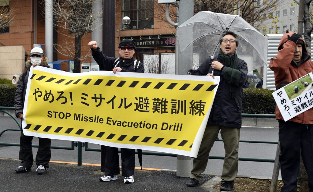 Tokio ya hace simulacro de ataque de misiles norcoreanos
