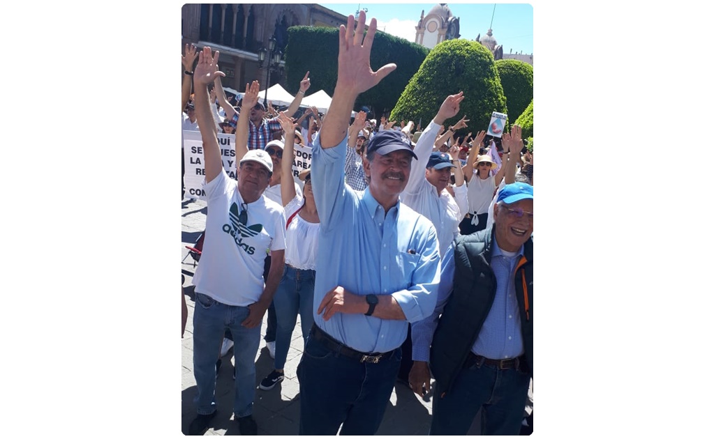 Corren a Vicente Fox de protesta contra AMLO en Guanajuato