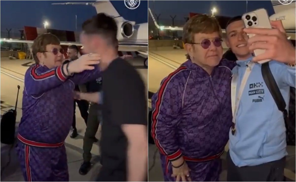 VIDEO: Elton John y la emotiva felicitación al Manchester City tras ganar la FA Cup