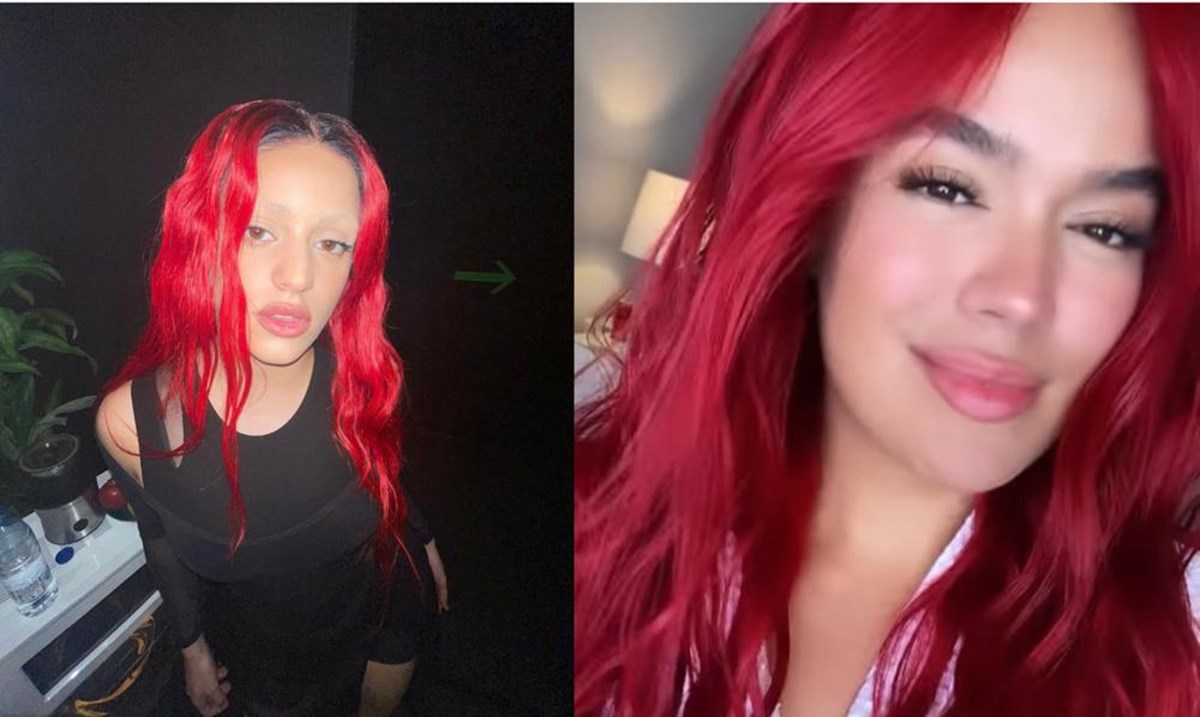 Rosalía y Karol G tienen el tinte de pelo rojo que muchas queremos