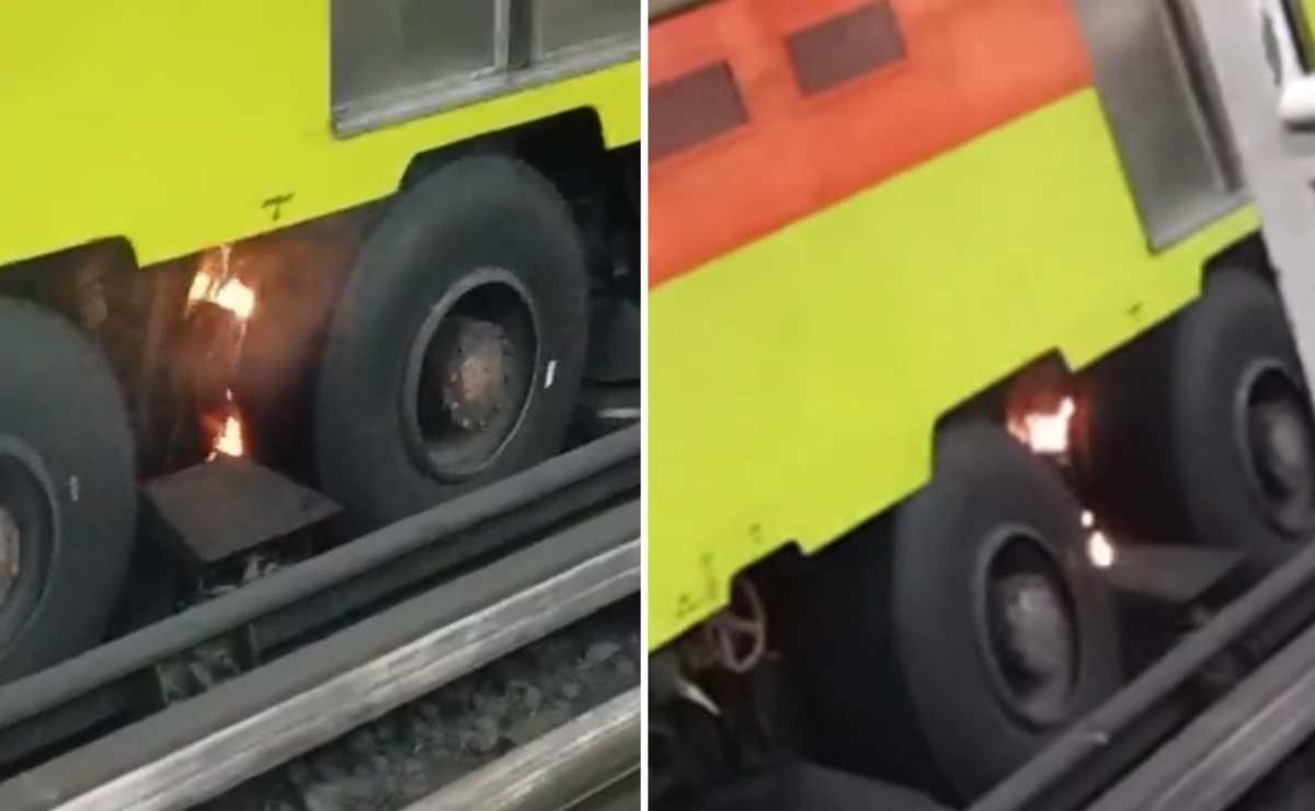 VIDEO. ¡Una falla más! Por incendio desalojan tren del Metro en estación La Raza  